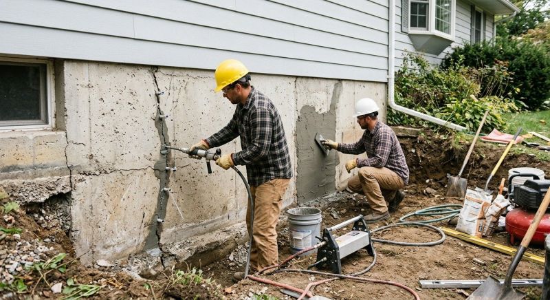 Basement Foundation Repair in Syracuse, UT