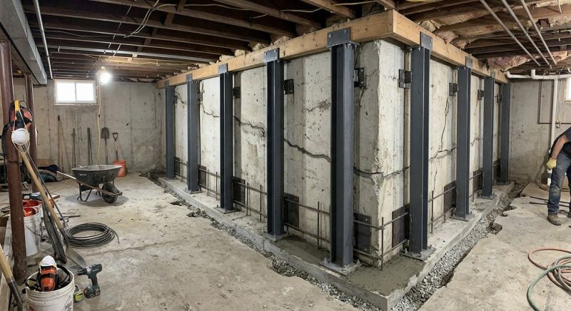 Basement Stabilization in Bountiful, UT