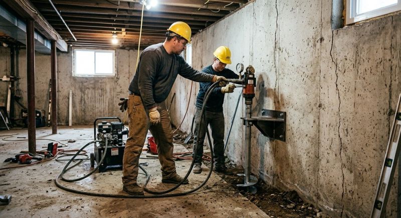 Basement Stabilization in Bountiful, UT