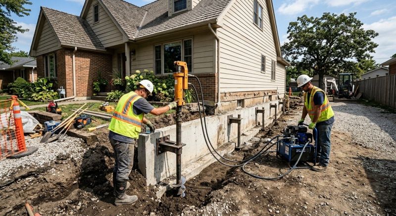 Basement Stabilization in Bountiful, UT