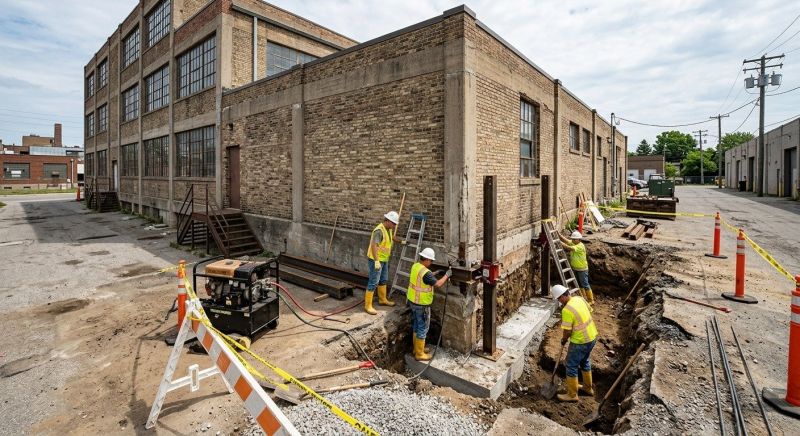 Building Foundation Repair in Hooper, UT