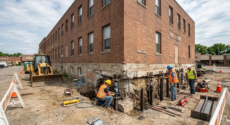 Commercial Foundation Repair in Bountiful, UT