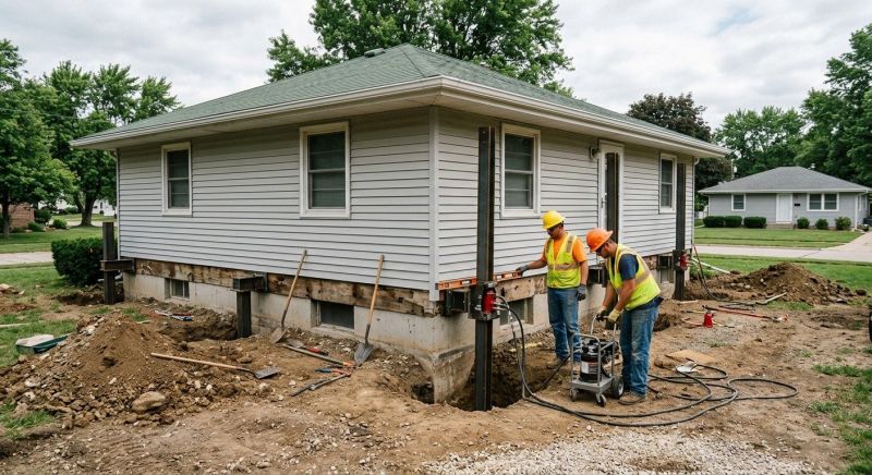 Concrete Foundation Leveling in Hooper, UT