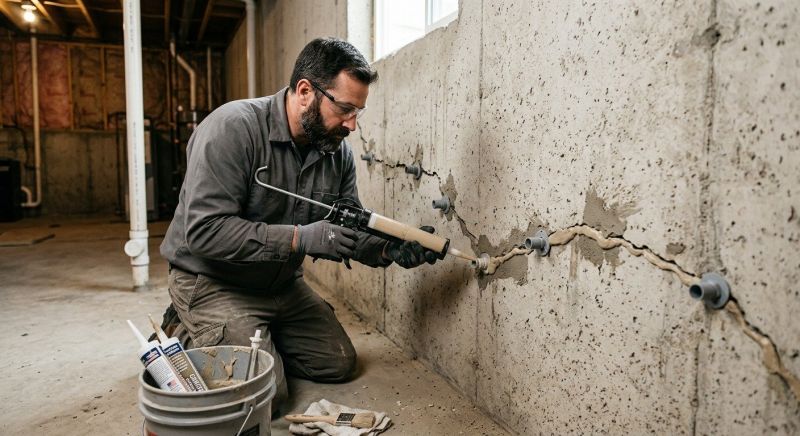 Cracked Foundation Repair in Kaysville, UT