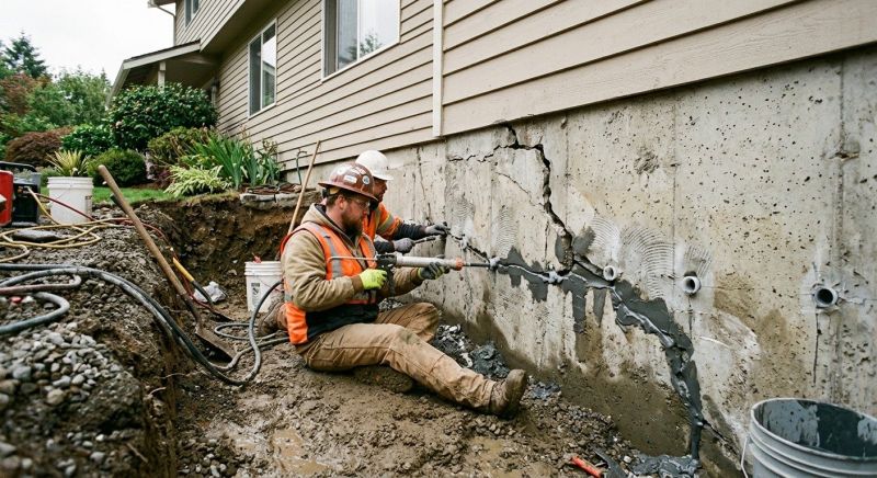 Cracked Foundation Repair in Magna, UT