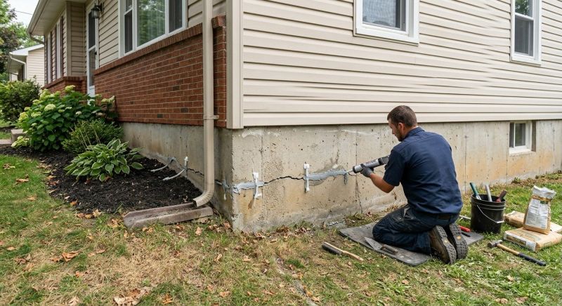Cracked Foundation Repair in Sandy, UT
