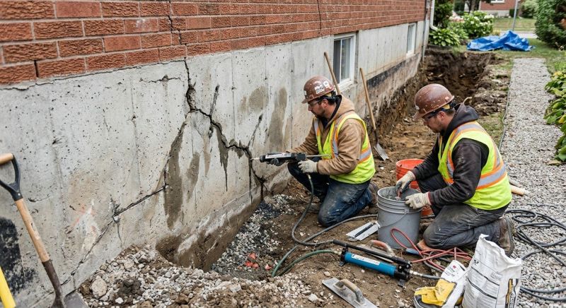 Cracked Foundation Repair in Syracuse, UT