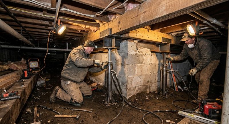 Crawl Space Leveling in Bountiful, UT