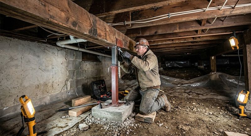 Crawlspace Foundation Repair in Morgan, UT
