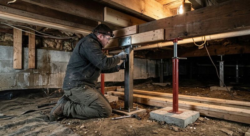 Crawlspace Structural Repair in Bountiful, UT