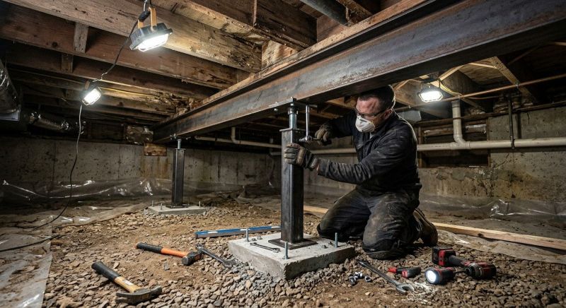 Crawlspace Structural Repair in Bountiful, UT