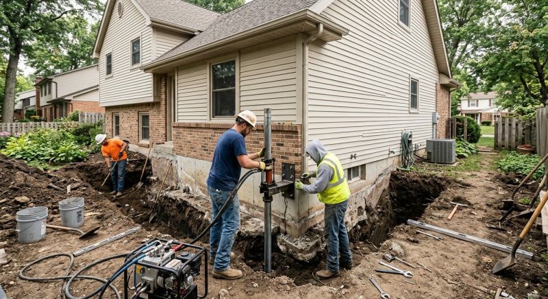 Exterior Foundation Repair in Bountiful, UT