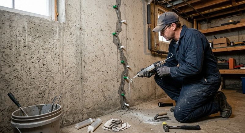 Foundation Crack Repair in Clearfield, UT