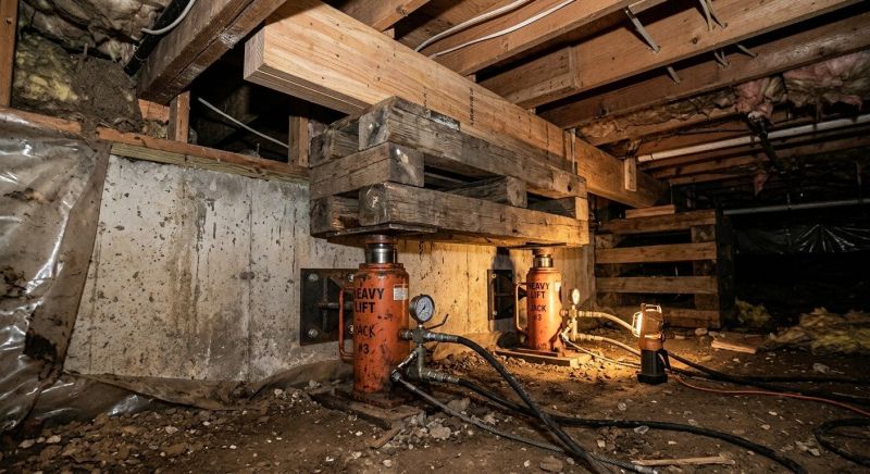 Foundation Jacking in North Salt Lake, UT