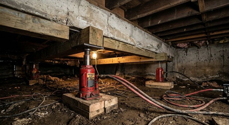 Foundation Jacking in Sandy, UT