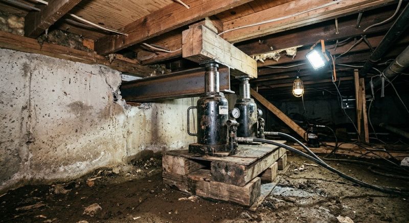 Foundation Jacking in Syracuse, UT