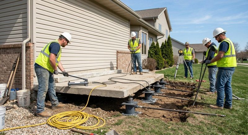 Foundation Lifting in Clearfield, UT