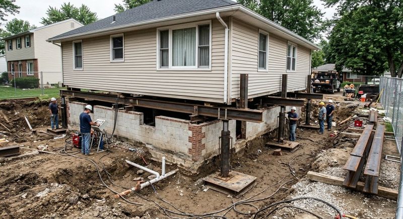 Foundation Lifting in Farmington, UT