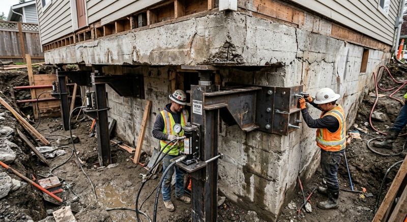 Foundation Lifting in Salt Lake County, UT
