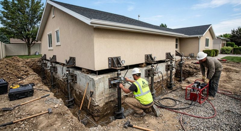 Foundation Pier Leveling in Bountiful, UT