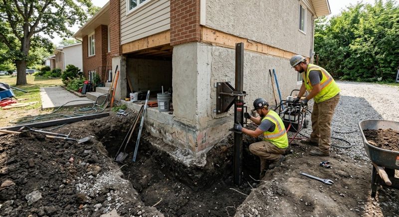 Foundation Pier Repair in Bountiful, UT