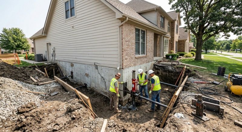 Foundation Settlement Repair in Bountiful, UT
