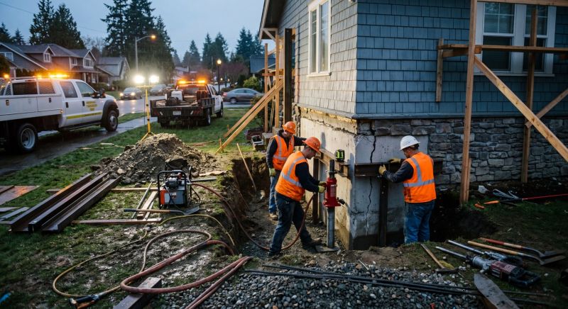 Foundation Stabilizing in Midvale, UT