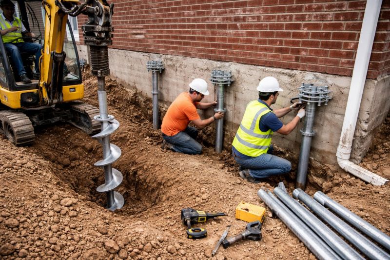 Helical Piers Installation in Bountiful, UT