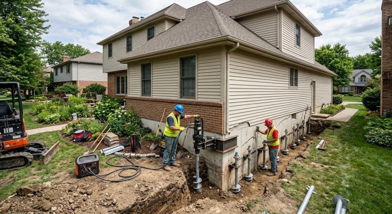 Helical Piers Installation in Bountiful, UT