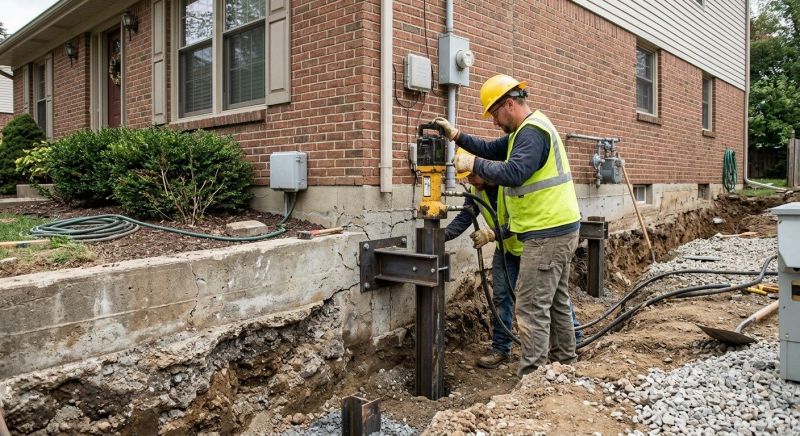 Helical Piers Installation in Bountiful, UT