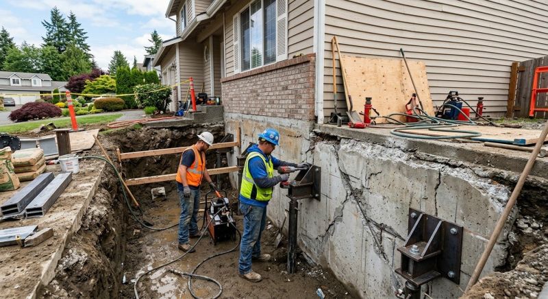 Home Foundation Repair in Woods Cross, UT