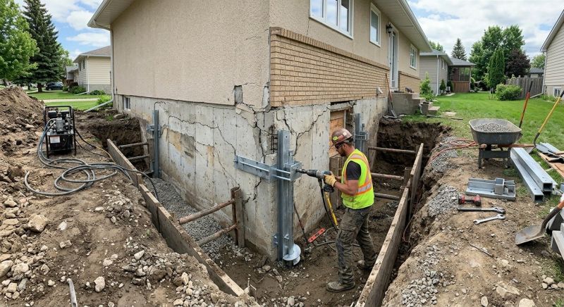 House Foundation Repair in Hooper, UT
