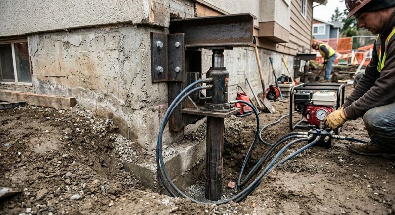 Sinking Foundation Lifting in Bountiful, UT