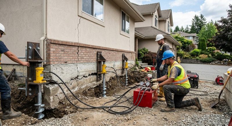 Sinking Foundation Lifting in Bountiful, UT