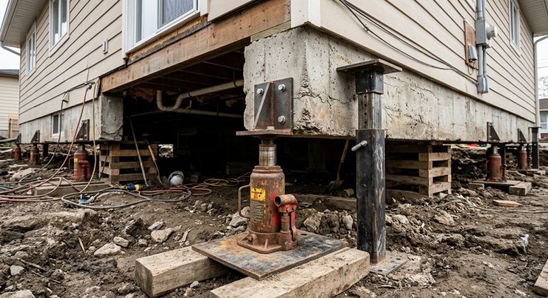 Sinking Foundation Lifting in Bountiful, UT