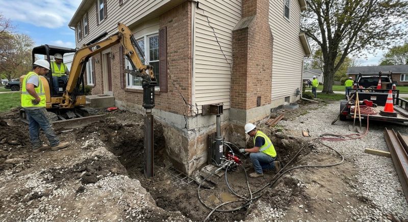 Sinking Foundation Repair in Davis County, UT