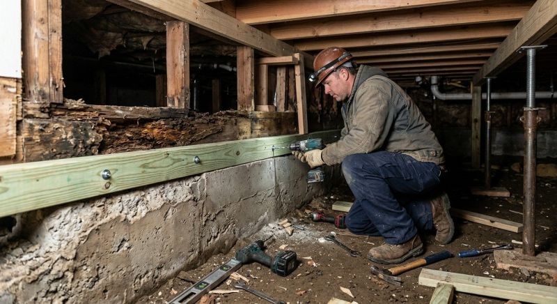 Sinking Foundation Repair in Hooper, UT