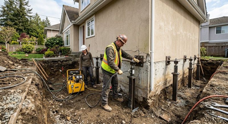 Sinking Foundation Repair in Magna, UT