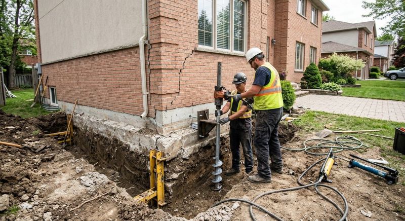 Sinking Foundation Repair in Roy, UT
