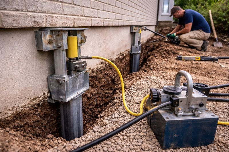 Sinking Foundation Repair in Woods Cross, UT