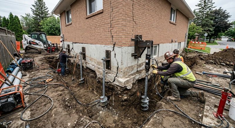 Sinking Foundation Repair